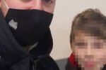 Поліцейський і хлопчик / фото: поліція Києва