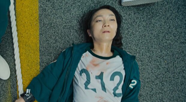 Ким Чжу Рен, кадр из "Игры в кальмара"