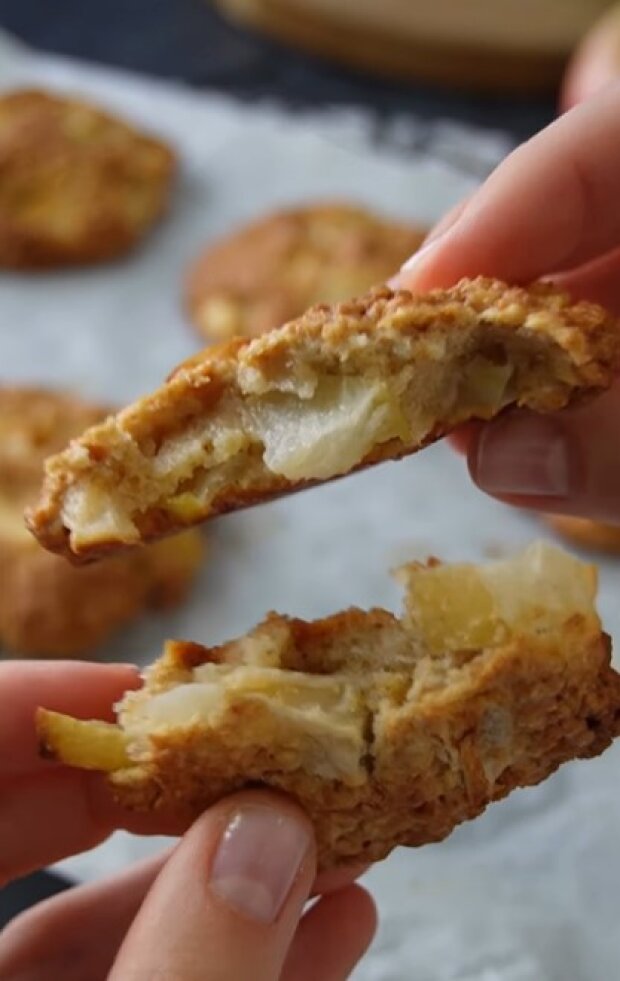 Овсяное печенье с яблоками >>> 8 рецептов в домашних условиях с пошаговыми фото