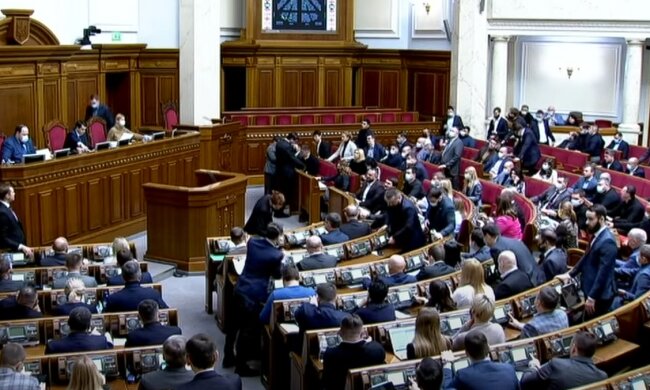 Верховная Рада Украины, скриншот: Youtube