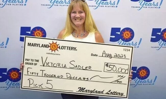 Вікторія Садлер, фото: Lottery Maryland