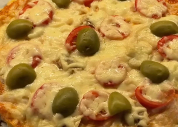 Пицца из лаваша: фото скрин рецепта