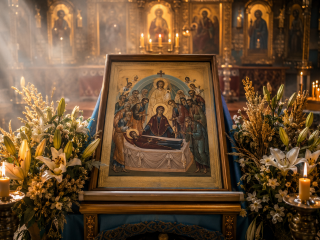 Успение Пресвятой Богородицы: икона в храме