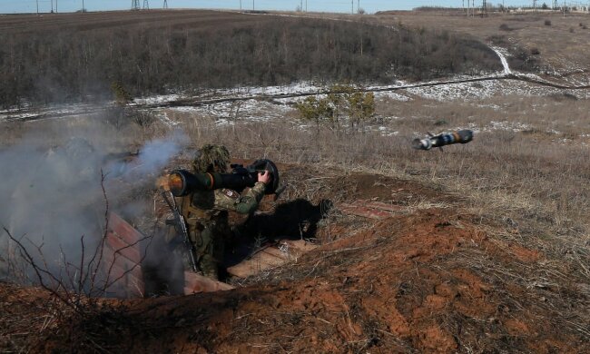 Учения ВСУ с  NLAW и M-141, фото: Facebook