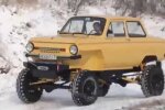 "Запорожец"-вездеход, скриншот: YouTube