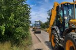 Ремонт дороги, кадр из видео