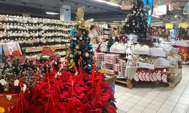 Різдво у супермаркеті / фото