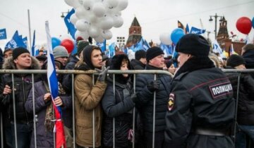 На празднование «Крым наш» в Москве сгоняли бюджетников