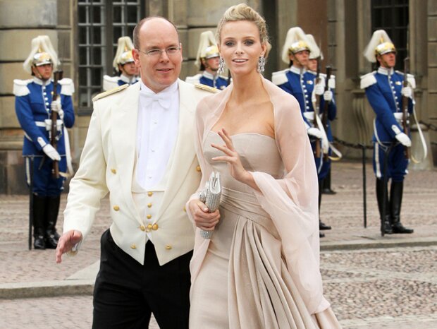 Княгиня Монако Шарлен и князь Альбер II