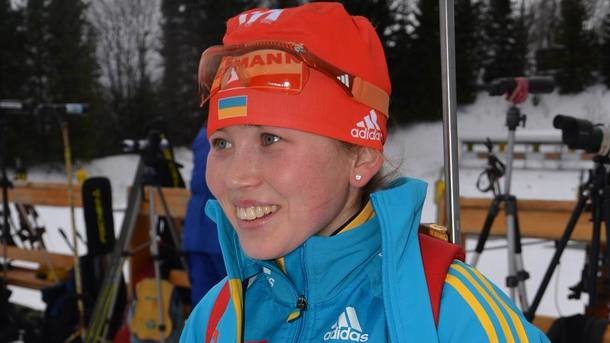 Украинская биатлонистка выиграла "бронзу" в Италии