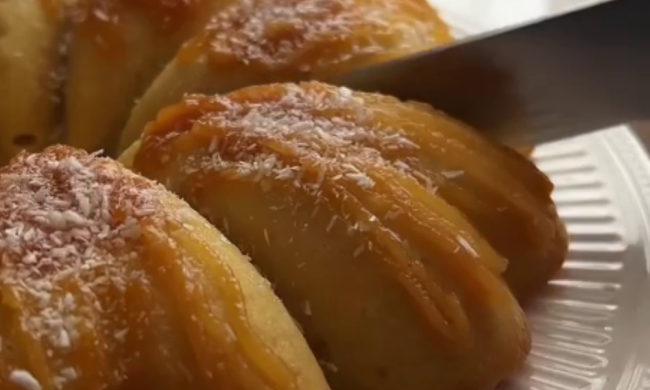 Кокосовый пирог, кадр из видео