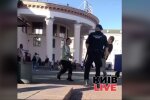 На Киевском вокзале сцепились пассажиры, полицейскому понравилось: "Украл документы и понеслась"