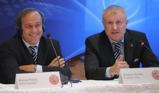 Суркіс підтримає кандидатуру Платіні на пост глави UEFA