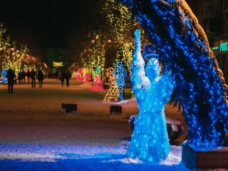 Новогодняя ночь, фото: khm.gov.ua