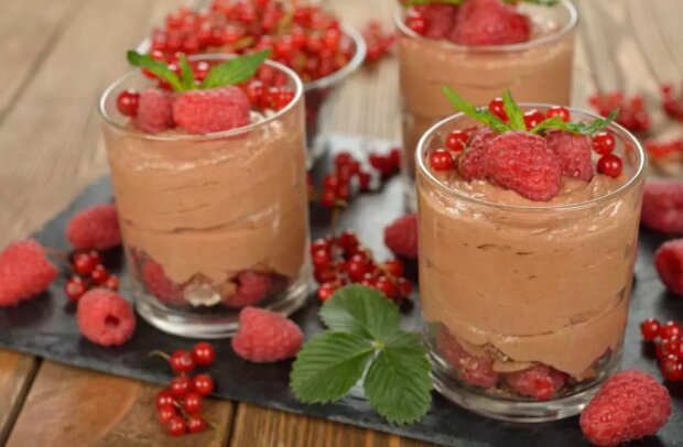 Шоколадна панакота з ягодами, фото www.healthylivingwithtara.com
