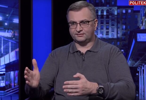 економіст Юрій Атаманюк в ефірі  Politeka Online, скріншот з відео