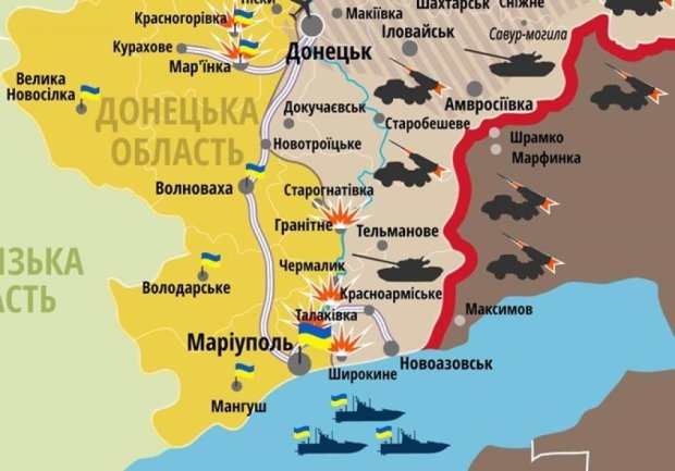 Ситуация в зоне АТО: успех под Мариуполем и потери во Дебальцево