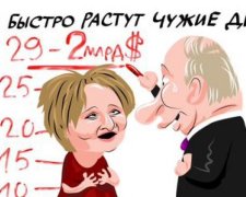 «Скажешь, что произошла от обезьяны» - карикатура на дочку Путина  (фото)