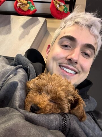 Melovin з пухнастим другом, фото з соцмереж