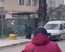 мобілізаційні заходи ТЦК у Львові \ кадр з відео