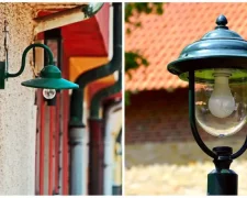 Світло на ґанку, електроенергія, будинок, двір. Фото Главред