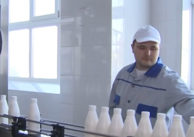 Молочна продукція, скріншот з відео