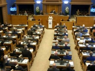 Парламент Естонії, фото: скріншот з відео