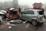 Під Харковом у кривавій ДТП загинули 5 людей, від Lanos залишилися одні колеса