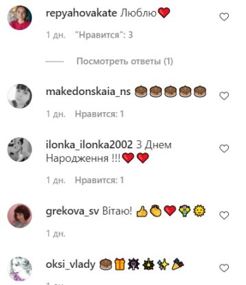Комментарии к публікування Віктора Павлика: Instagram