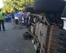 Одесские копы попали в тройную аварию
