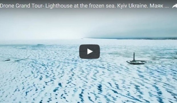 Сеть восхитил вид Киевского моря с высоты птичьего полета