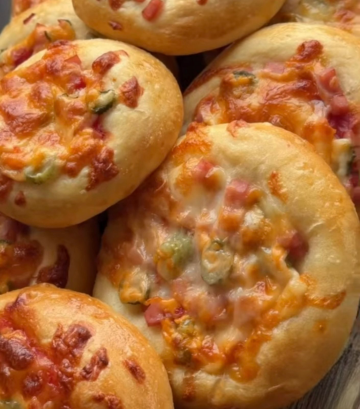 Школьная пицца: фото скрин рецепта