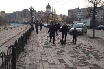 Оболонська набережна перетворилася на зону бойових дій