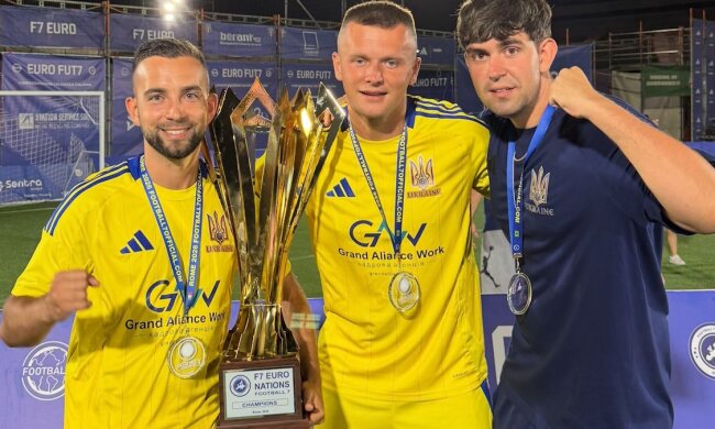 Сборная Украины по футболу 7x7 — чемпион Европы 2026