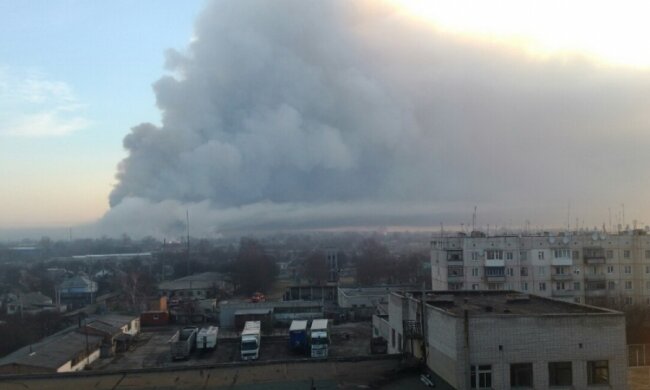 Вибухи в Балаклії зафільмували на відео з Росії