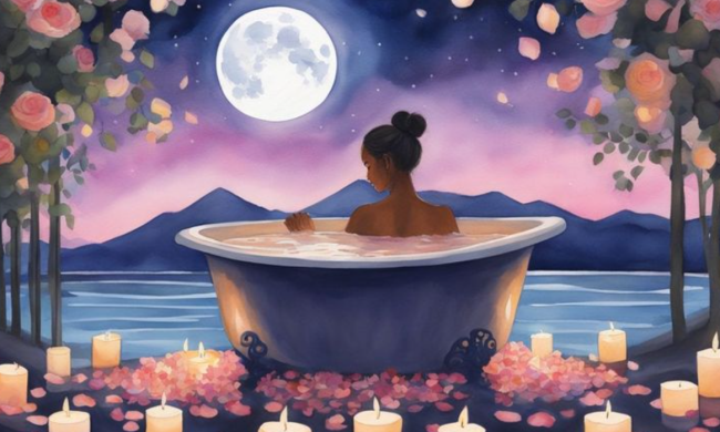 Ритуал на спадний Місяць, зображення з вільних джерел