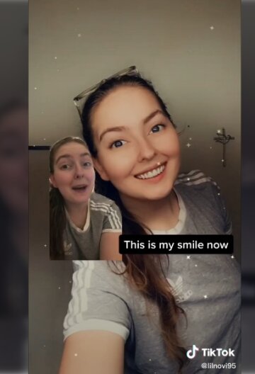 скрин из TikTok Виктории Ирен Новаковски
