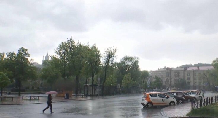 Злива, фото: скріншот з відео