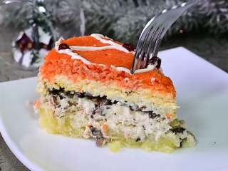 Салат "Арлекин", кадр из видео