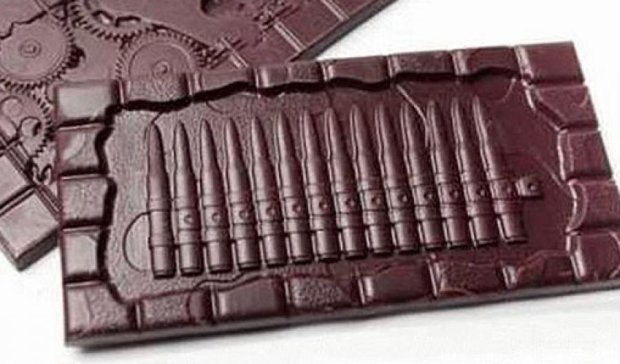Россияне выпустили шоколад с патронами (фото) 