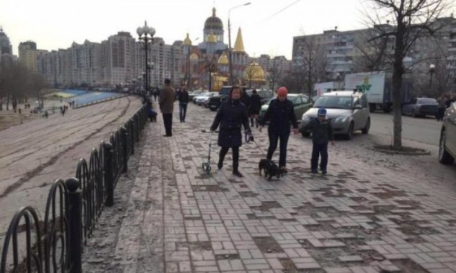 Оболонська набережна перетворилася на зону бойових дій