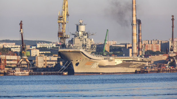 Главный мангал путинского флота рвется в бой: Адмиралу Кузнецову сделали "обрезание"