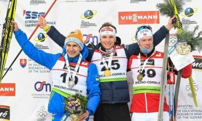 Украинский биатлонист завоевал серебро на юниорском чемпионате мира в Осрбли