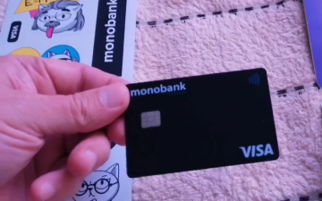 Карта Монобанк. Фото: скрин youtube