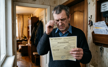 Штраф за лічильник. Фото: згенероване ШІ