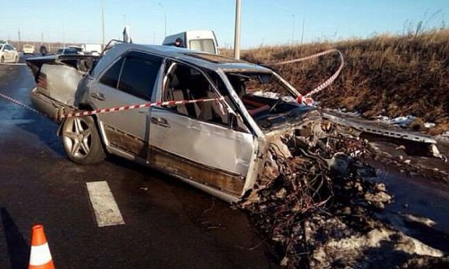 В ДТП под Харьковом погиб полицейский (фото)