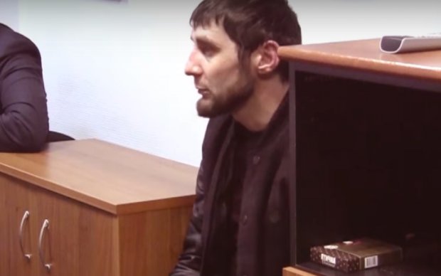 У мережу злили відео першого допиту передбачуваного вбивці Нємцова