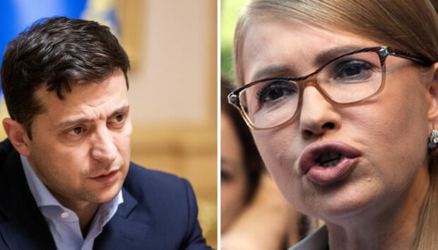 Владимир Зеленский и Юлия Тимошенко
