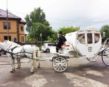 Карету подано: на Рівненщині дітей у садок возить казковий транспорт