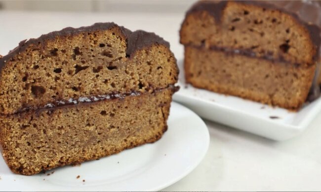 Имбирно-медовый пряник с вареньем: фото скрин Ютуб